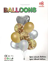 Фонтан из шаров с цифрой: яркое и запоминающееся украшение для любого события