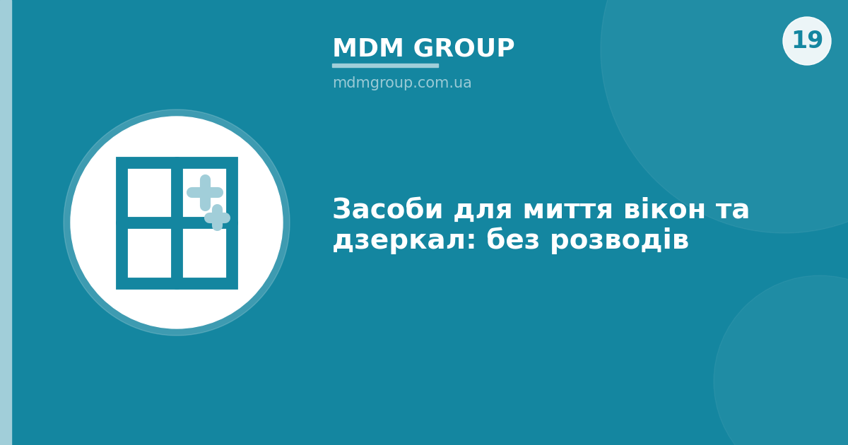Засоби для миття вікон та дзеркал: без розводів