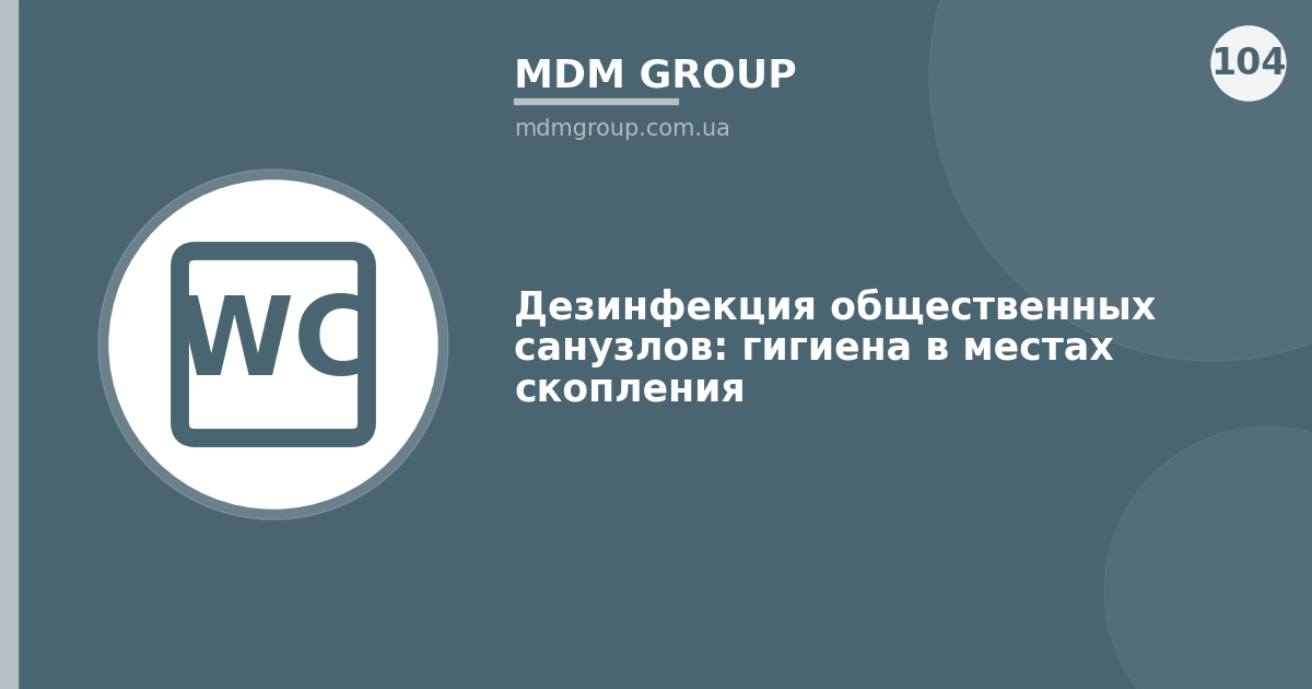Дезинфекция общественных санузлов: гигиена в местах скопления